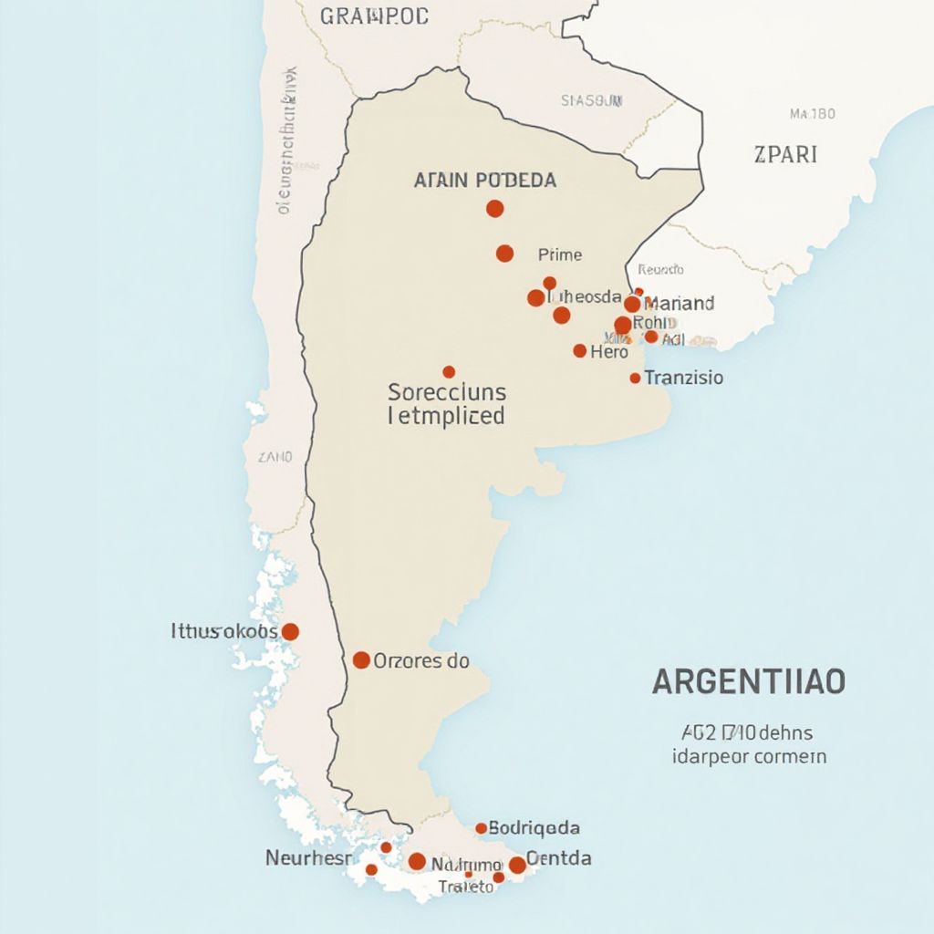 Red de estaciones de servicio en Argentina