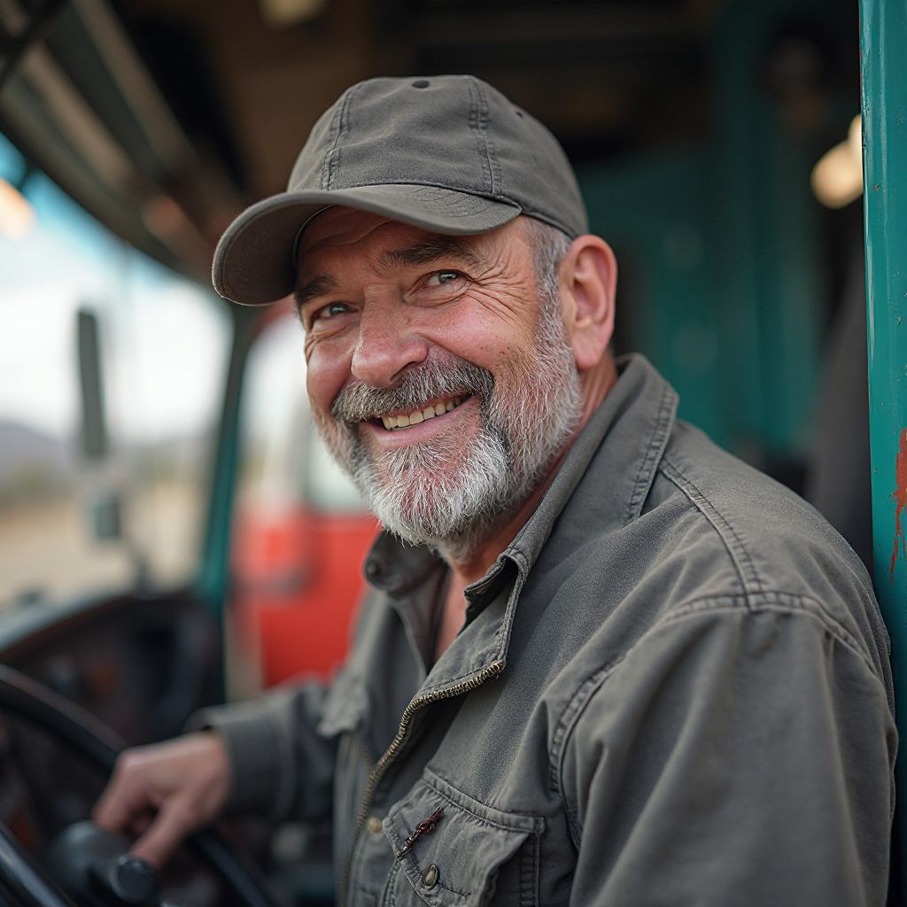 Cliente transportista satisfecho