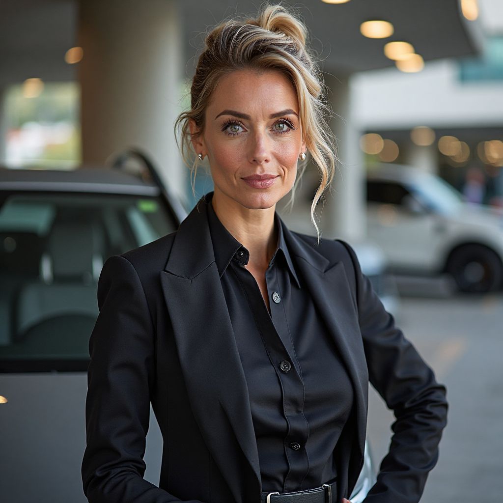 Empresaria local satisfecha